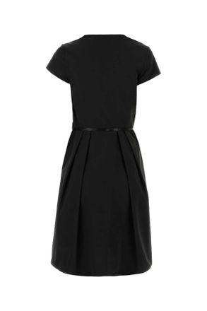 Givenchy Womens Black Taffetas Mini Dress Exterior: Polyester Cotton Abiti