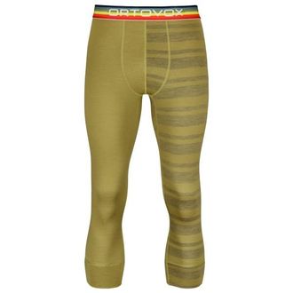 Ortovox 185 RockNWool Short Pants Merinounterwäsche für Herren | oliv