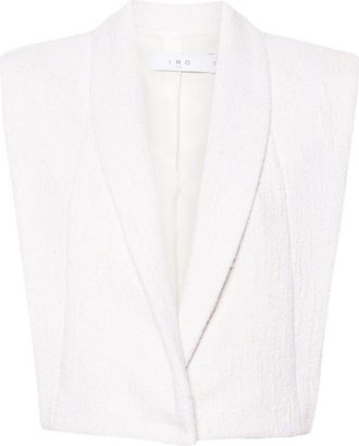 Iro Vilnia tweed vest - women - Cotton/Polyester/Polyamide/Viscose/Cotton - 40 - Neutrals