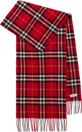 Burberry checkered cashmere scarf - unisex - Cashmere - OS