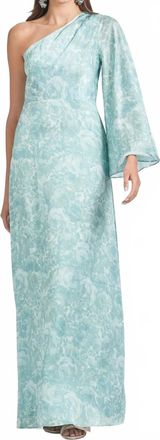 Sachin & Babi Keely Maxi Gown In Sage Painted Floral