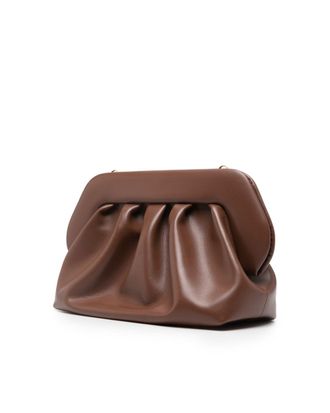Themoir&egrave; Womens Clutch Bag Bios Vegan Fabric, Friar Brown