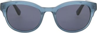 Derek Lam Kara BLUCR Mens Sunglasses Blue Size 48
