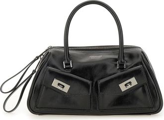 Ferragamo Small Bowling Multipocket Bag-Donna