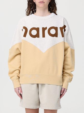 Isabel Marant Felpa a girocollo in misto cotone con logo Isabel Marant Etoile
