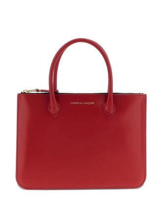 Comme Des Garçons Handles leather wallet - unisex - Bos Taurus - One Size - Red