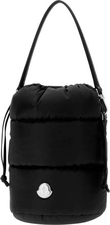 Moncler Womens Black Nylon Caradoc Bucket Bag 999 Borse A Secchiello