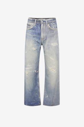 Our Legacy Gerade Jeans aus Denim Third Cut