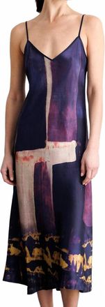 Go Silk Go Slip Dress In Moonlit Mondria