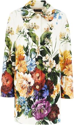 Dolce & Gabbana Stijlvolle Jassen voor Mannen en Vrouwen - Dames - Mantel - Veelkleurig - L - Jassen