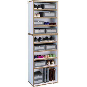 VCM Estante De Zapato De Gabinete De Zapatos Salia B60 183x60x33 - Vcm