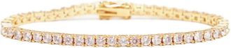 Izabel Display Bracciale tennis con zircone - Bianco