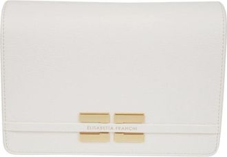 Elisabetta Franchi Shoulder Bag - Dames - Schoudertassen - Beige - ONE Size - Katoen - Tassen