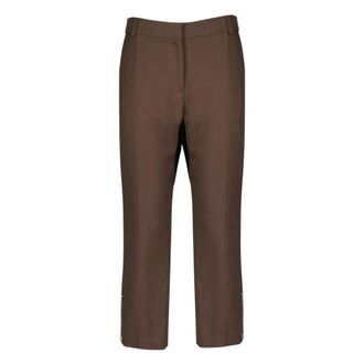 Iro Cropped Trousers, female, Brown, Size: S Cropped Trousers