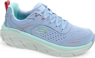 Skechers DLux Walker 2.0 Sneaker in Blue Multi at Nordstrom Rack, Size 8.5