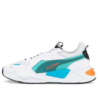 Puma Rs-X Split Athleisure Casual Sports Shoe Unisex White Blue Green White Blue 383409-02