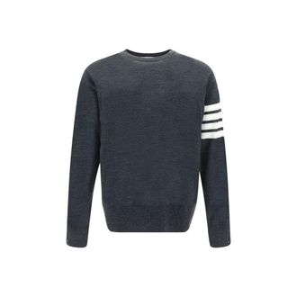 Thom Browne Gray Wool Oves Aries Mens Sweatshirt