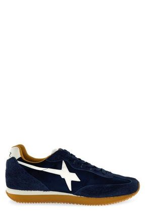 W6YZ Samoa Suede Sneaker in Navy Bone at Nordstrom, Size 8.5Us