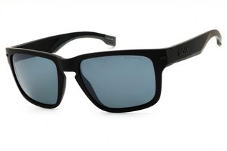 HUGO BOSS BOSS 1497/S 0O6W 25 Matte Black Grey/Grey Polarized High Contrast Oleophobic