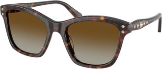 Swarovski Sk 6063 Zonnebrillen - Dames - Zonnebrillen - Bruin - 54 MM - Accessoires