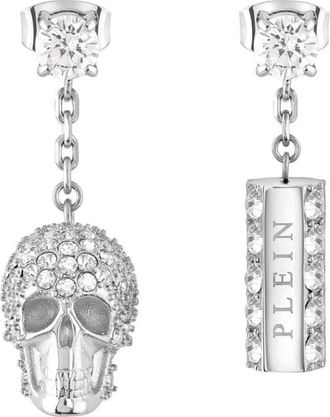 Philipp Plein Jewellery - Dames - Oorbellen - Grijs - ONE Size - Accessoires