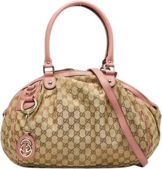Gucci Pre-owned Handbags, female, Multicolor, Size: ONE SIZE Pre-owned Canvas gucci-bags