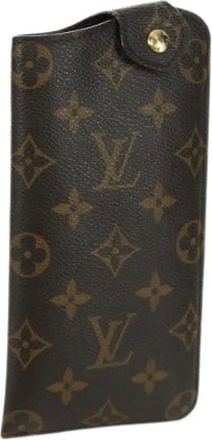 Louis Vuitton Pre-owned Accessories, female, Brown, Size: ONE SIZE Pre-owned Vintage Monogram Glasses Case