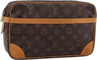 Louis Vuitton Pre-owned Monogram Canvas Clutch - - Pre-owned - Donna - Marrone - ONE SIZE