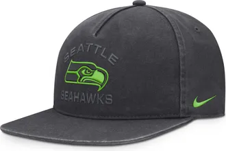 Nike Seattle Seahawks Primetime Pro Nike Mens NFL Adjustable Hat in Grey | NF5706F78-6CZ
