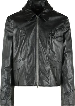 Amiri Black Leather Jacket