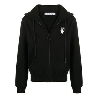 Off-white Painting Arrow Zipper Long Classic Black OMBE001F20FLE0031001