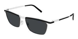 Saint Laurent SL 795 JOE 003 Mens Sunglasses Silver Size 57