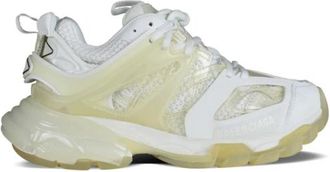 Balenciaga Track Clear Sole Sneaker - Dames - Sneakers - Wit - 36 EU - Nylon - Schoenen