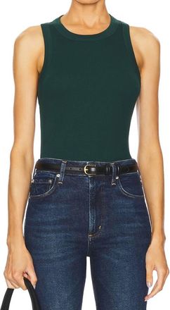 Veronica Beard Jordyn Tank Top In Pine