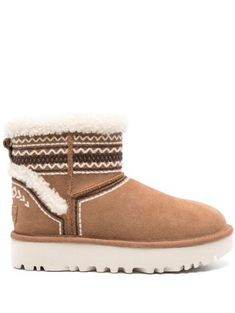 UGG Classic Mini Antherson boots - women - Rubber - 5 - Neutrals