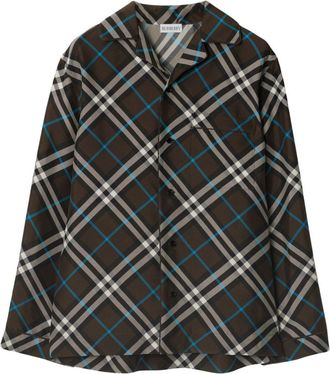 Burberry Camicia a quadri - Marrone