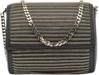 Givenchy Pre-owned Cross Body Bags, female, Black, Size: ONE SIZE Pre-owned Micro Chain Pandora Box Bag