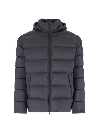 Herno Dark Grey Il Bomber Fabric Bomber Jacket