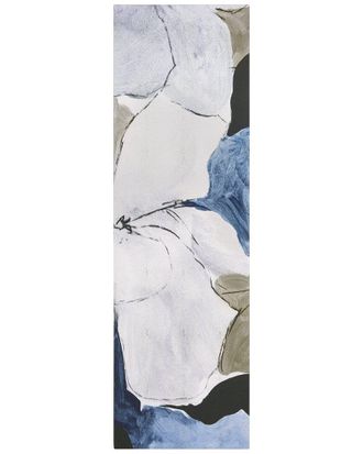 Empire Art Direct Floral Serenity Ii Abstract Wrapped Canvas Wall Art