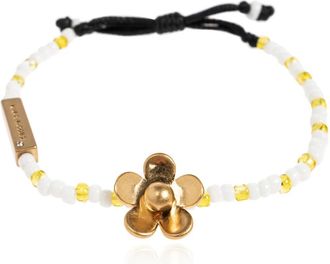 Marc Jacobs Armband met bloemmotief - Dames - Armbanden - Geel - XS - Accessoires