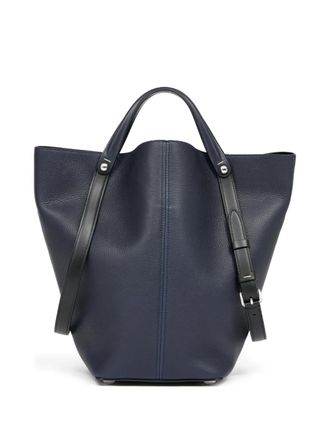 Maison Margiela leather bucket bag - unisex - Calf Leather - One Size - Blue
