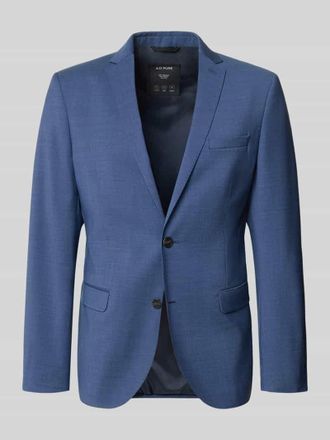 s.Oliver Black Label Slim Fit Sakko aus reiner Wolle Modell SO PURE in Marine, Gr&ouml;&szlig;e 102