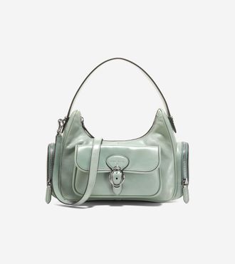 Cole Haan Womens Alexandria Shoulder Crossbody Bag - Green