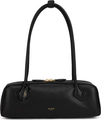 Alaia Black Le Teckel Medium Shoulder Bag