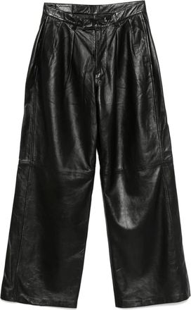 R13 Pantaloni con pieghe - Nero