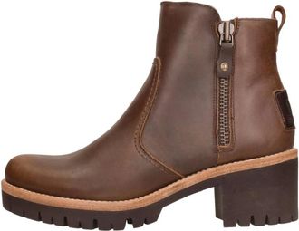 Panama Jack Pauline - Dames - Laarzen met Hak - Bruin - 42 EU - Schoenen
