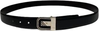 Celine Pre-owned Vintage Leren Riem - unisex - Vintage Accessoires - Zwart - ONE Size - Leer - Vintage