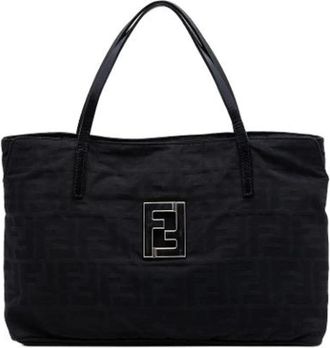 Fendi Pre-owned Tote Bag - Dames - Vintage Shopper - Zwart - ONE Size - Leer - Vintage