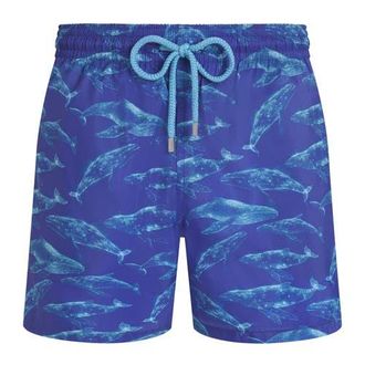 Vilebrequin Men Ultra-light and packable Swim Shorts Sparkling Whales in Versailles at Nordstrom, Size Xx-Large