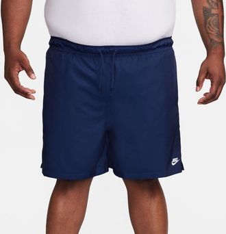 Nike Mens Club Flow Shorts - - Midnight Navy / White Size 3XL